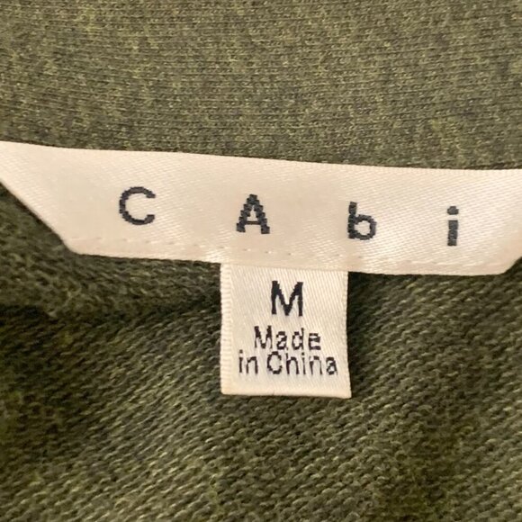 CABi Military style jacket Womens SZ M - All cotton - Pockets Metal button decor - Picture 4 of 4